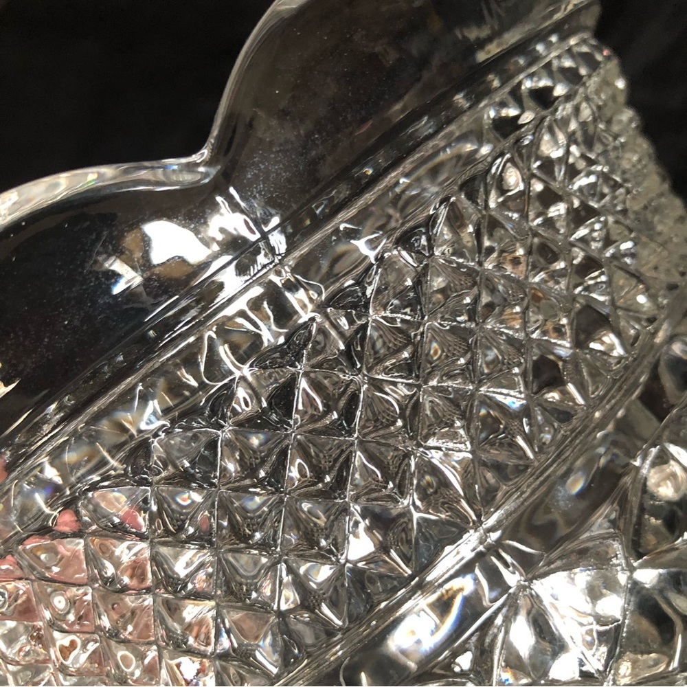 Vintage Anchor Hocking 8” Wexford Footed Centerpiece Accent Bowl - Picture 8 of 16